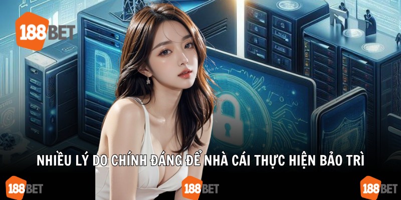 Nhiều lý do chính đáng để nhà cái thực hiện bảo trì