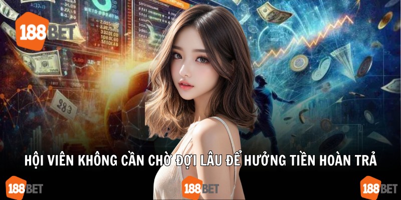 Hội viên không cần chờ đợi lâu để hưởng tiền hoàn trả